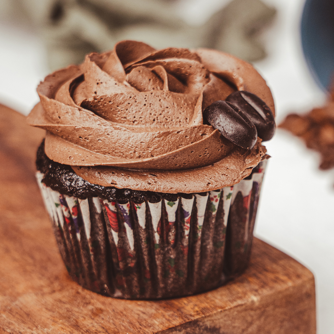 Mocha Mousse Cupcakes